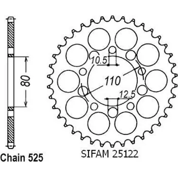 Auto-moto Sifam Rozeta pro Honda 25122CZ46