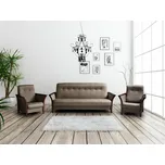 sedací sestava Roko 3+1+1 hnědá