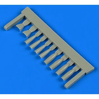 Plastikový model Quickboost 1/72 MiG-25 RBT air scoops (ICM)