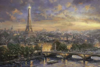 Puzzle Schmidt Kinkade: Paris, City of Love 1000 dílků