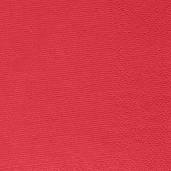 Papírový ubrousek Ubrousky 2V červené 40 x 40 cm (50 ks)