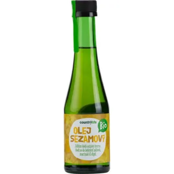 Rostlinný olej Country Life Sezamový olej Bio 200 ml