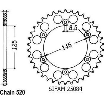 Motodíl Sifam Rozeta pro Cagiva 25084CZ46