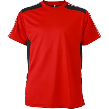 Pánské tričko Daiber Pánské funkční tričko Craftsmen Strong JN827 Barva: Červená - Černá, Velikost: XL