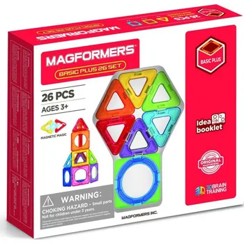 Magformers Basic Plus 26 dílků Stavebnice Magformers Magformers Basic Plus 26 dílků