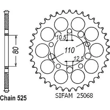 Auto-moto Sifam Rozeta pro Honda 25068CZ36