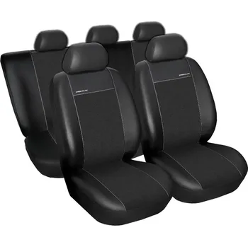 Potah sedadla Automega Autopotahy Peugeot Partner II, od r. 2008, Eco kůže + alcantara černé + UNIVERZÁL utěrka z mikrovlákna velká Smart Microfiber zdarma v hodnotě 299,-Kč