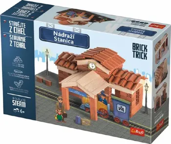 Stavebnice ostatní Trefl Brick Trick Stavějte z cihel Nádraží