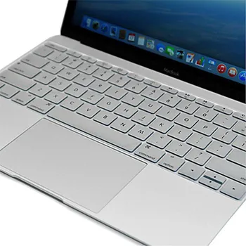 Klávesnice pro tablet Kryt klávesnice ENKAY pro Apple MacBook 12 / Pro 13 (2016) bez Touch baru - silikonový - stříbrný - US verze
