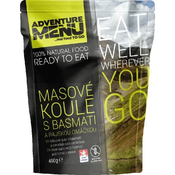 jídlo na cestu Adventure Menu Masové koule s basmati a rajskou omáčkou 400 g
