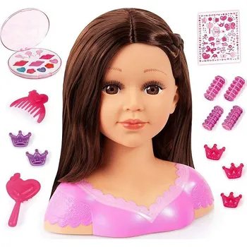 česací hlava Bayer Charlene Super model brunetka