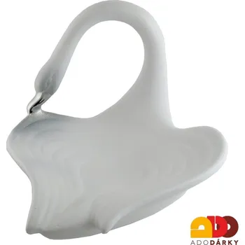 Miska labuť 30 cm (Porcelánová miska labuť)