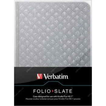 Čtečka elektronické knihy Verbatim Kindle Fire HD 7" Folio - stříbrná (98075)