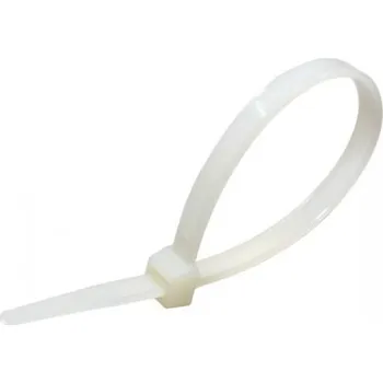 Stahovací páska Stahovací páska přírodní, nosnost 8kg, průměr svazku 40mm, rozměr 2,5x160mm, 100ks v balení