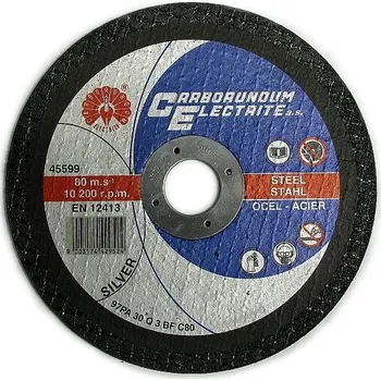Řezný kotouč Kotouč řezný ocel Carbo Silver Carborundum Electrite - 125x2.0x22.2mm