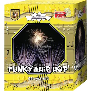 Zábavní pyrotechnika PyroMoravia Funky & HipHop baterie 25 ran