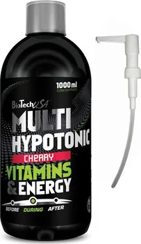 Iontový nápoj Biotech USA Multi Hypotonic Drink 1 l s pumpičkou