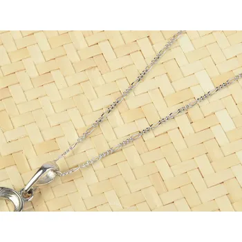 Řetízek Stříbro řetízek Figaro 55cm Ag 925/1000 + Rh (cca 1.8g)