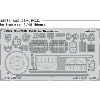 Volný čas Eduard 1/48 MiG-23ML F.O.D. for Brassin set (EDUARD)