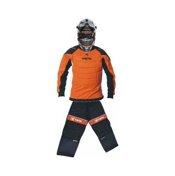 Florbalový dres MPS Goalie set with HELMET Brankářský set XL, oranžová / černá