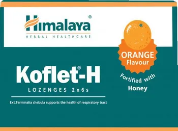 Přírodní produkt Himalaya Koflet-H pomeranč 12 tbl.