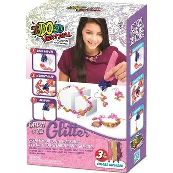 kreativní sada IDO3D Vertical: Glitter Dazzling Jewellery (1/6)