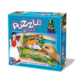 Hračka D-TOYS Plus Sněhurka a sedm trpaslíků 24 a 35 dílků