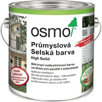 Olej na dřevo Průmyslová Selská barva - k aplikaci nástřikem 2,5 l