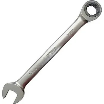 Klíč Ráčnový očkoplochý klíč Narex DIN3113 - 14mm, chrom-vanadová ocel, matný chrom (443000891)