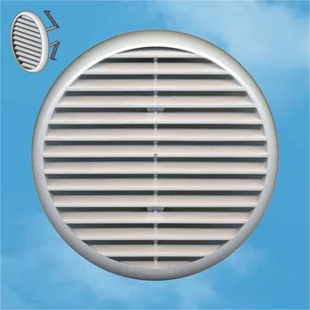 Větrací mřížka Edil Plast, Refax Větrací mřížka Ø 270 mm krytka stavitelná univerzální plastová TU250 - bílá