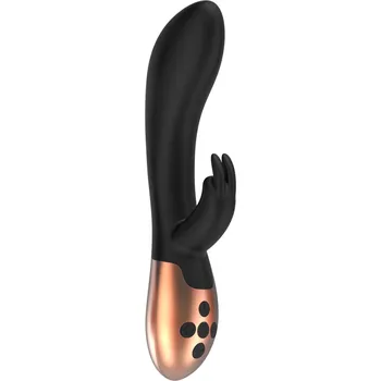 Vibrátor Elegance Heating Rabbit Vibrator Opulent Black