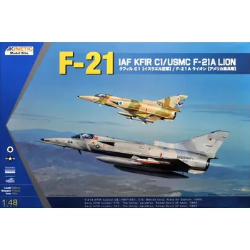 Plastikový model Kinetic 1/48 F-21 IAI Kfir C1/USMC F-21A Lion