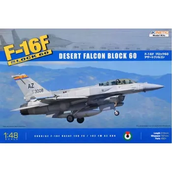 Plastikový model Kinetic 1/48 F-16F Block 60 Desert Falcon
