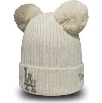 Čepice New Era Double Pom Cuff Womans LA krémový uni