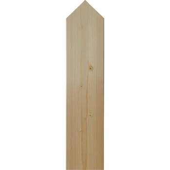 Plotovka Plotovky dřevěné ŠPICE, smrk 18,5x120x1800, kvalita A/B