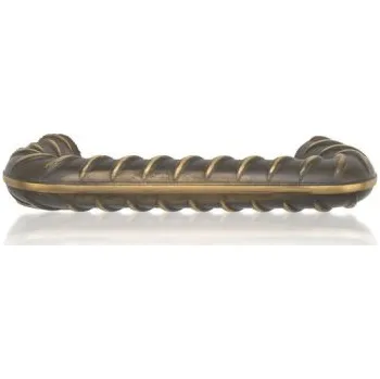 Dveřní kování M&T Klika na sklo Rocksor U, Ms-K mosaz natur, klika/rukojeť na sklo