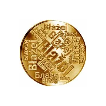 Česká jména - Blažej - velká zlatá medaile 1 Oz