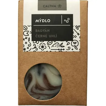 Mýdlo Caltha mýdlo badyán s černým uhlím 100 g