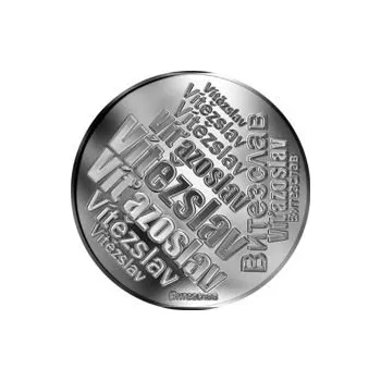 Česká jména - Vítězslav - velká stříbrná medaile 1 Oz