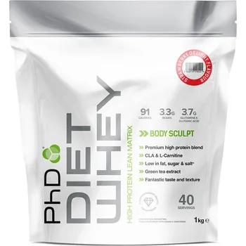 PHD Nutrition Diet Whey 1000 g, jahoda
