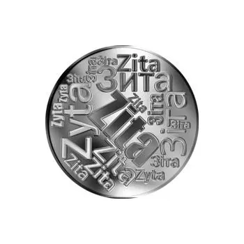 Česká jména - Zita - velká stříbrná medaile 1 Oz