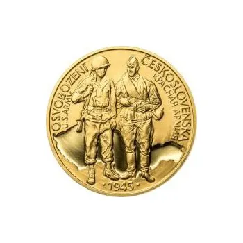 Osvobození Československa 8.5.1945 - 1/2 Oz zlato Proof