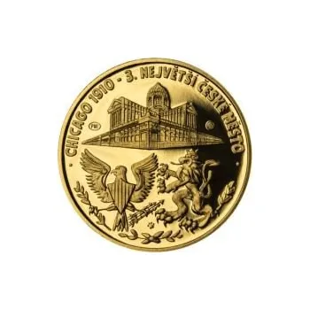 Čechoameričané - zlato 1/2 Oz b.k.