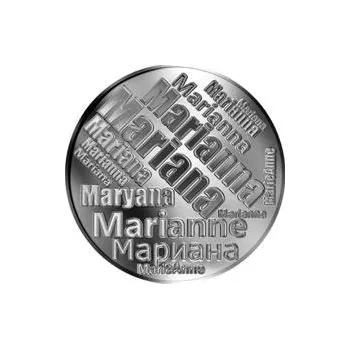 Česká jména - Mariana - velká stříbrná medaile 1 Oz