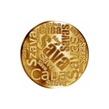 Česká jména - Sáva - velká zlatá medaile 1 Oz
