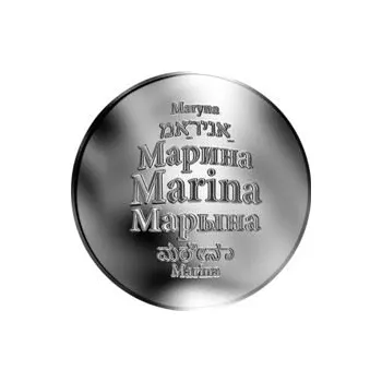 Česká jména - Marina - stříbrná medaile