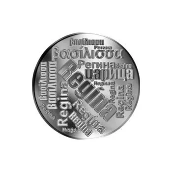 Česká jména - Regína - velká stříbrná medaile 1 Oz