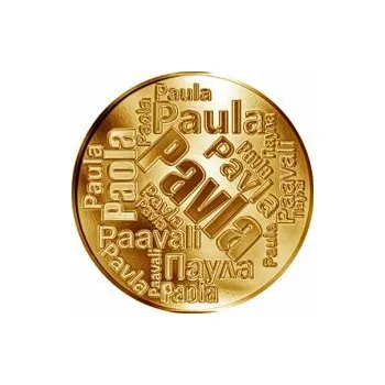 Česká jména - Pavla - velká zlatá medaile 1 Oz