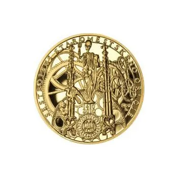 Proof - Pražské dukáty - 10 dukát - Staroměstský orloj Au