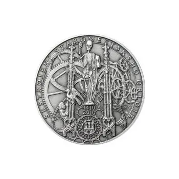 Patina - Pražské dukáty - 10 dukát - Staroměstský orloj Ag